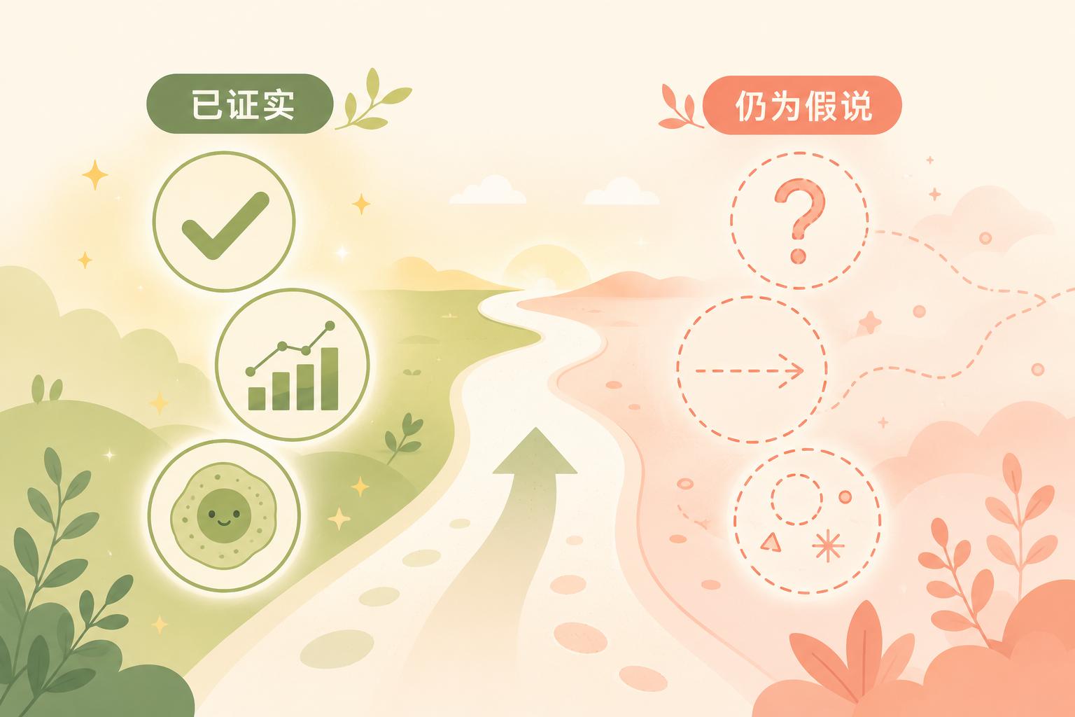 已证实与假说概念图